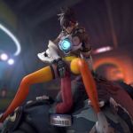 Tracer In Pain From Huge Roadhog Dick