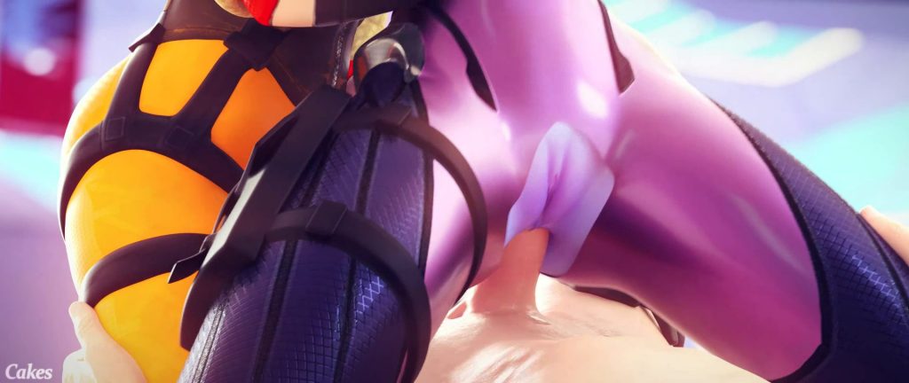 Tracer and Widowmaker closeup