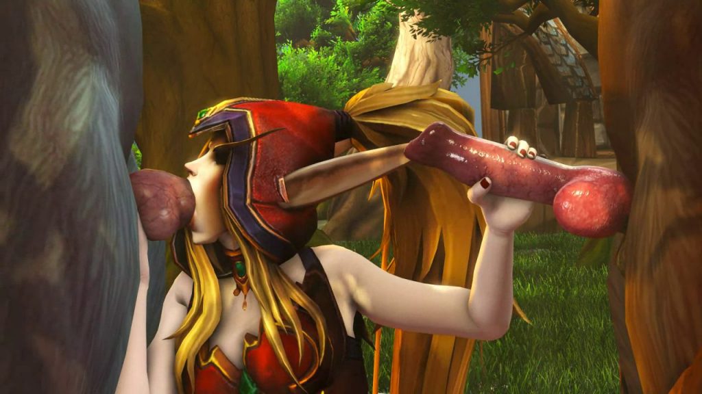 Blood Elf 2 Cocks