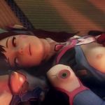 Soldier 76 Creampied in Dva Ass