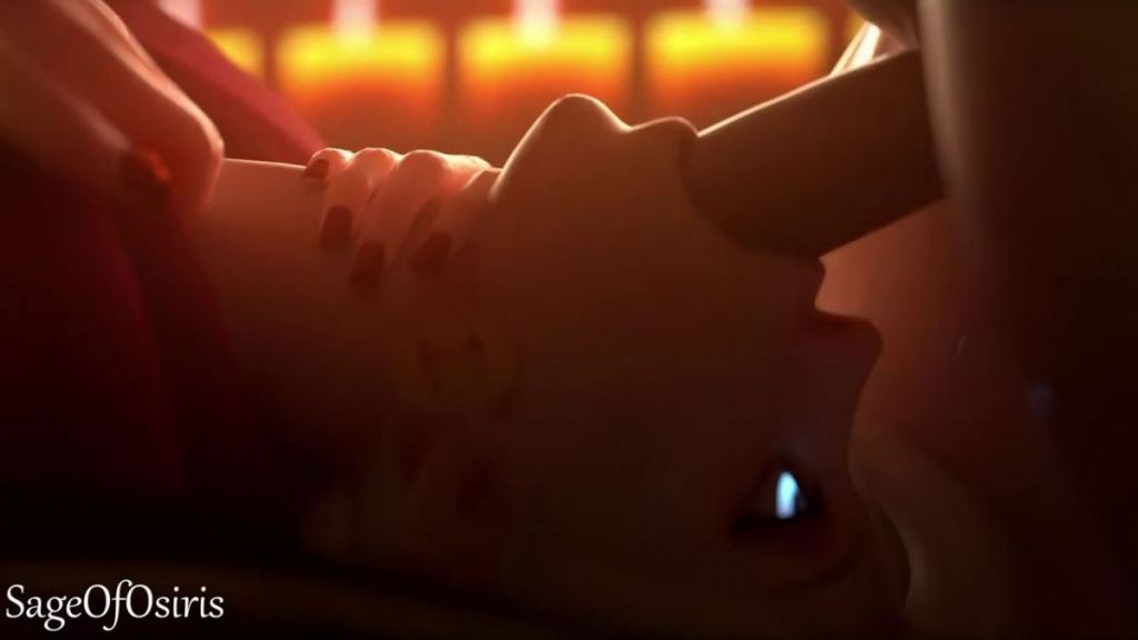 Mercy Deepthroat Throat Bulge