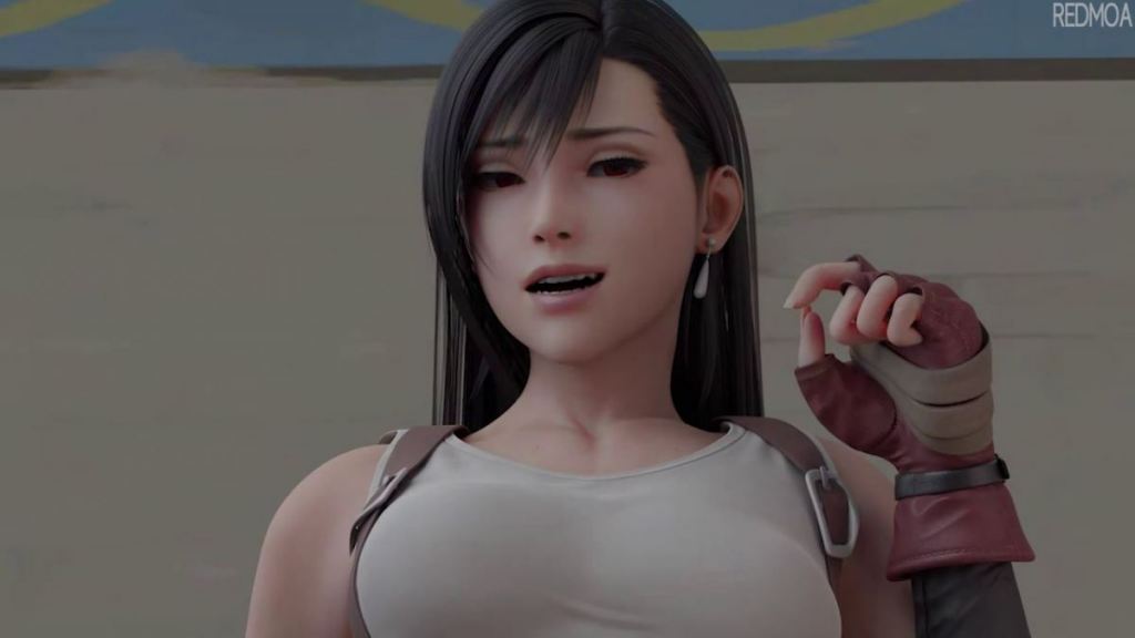 Tifa Lockhart Intense Footjob