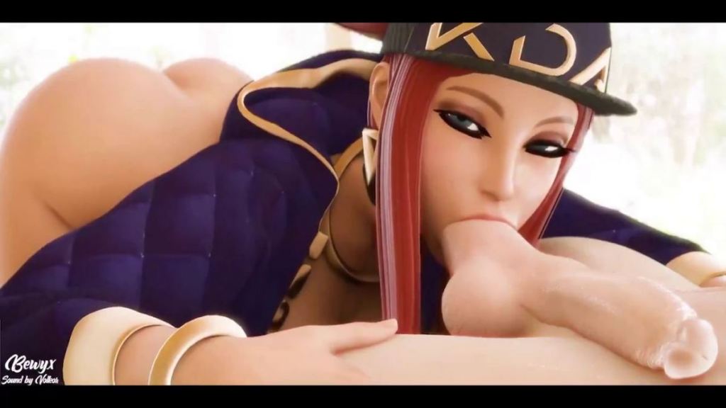 Akali KDA Sucking Balls