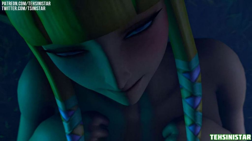 Midna and Zelda Threesome