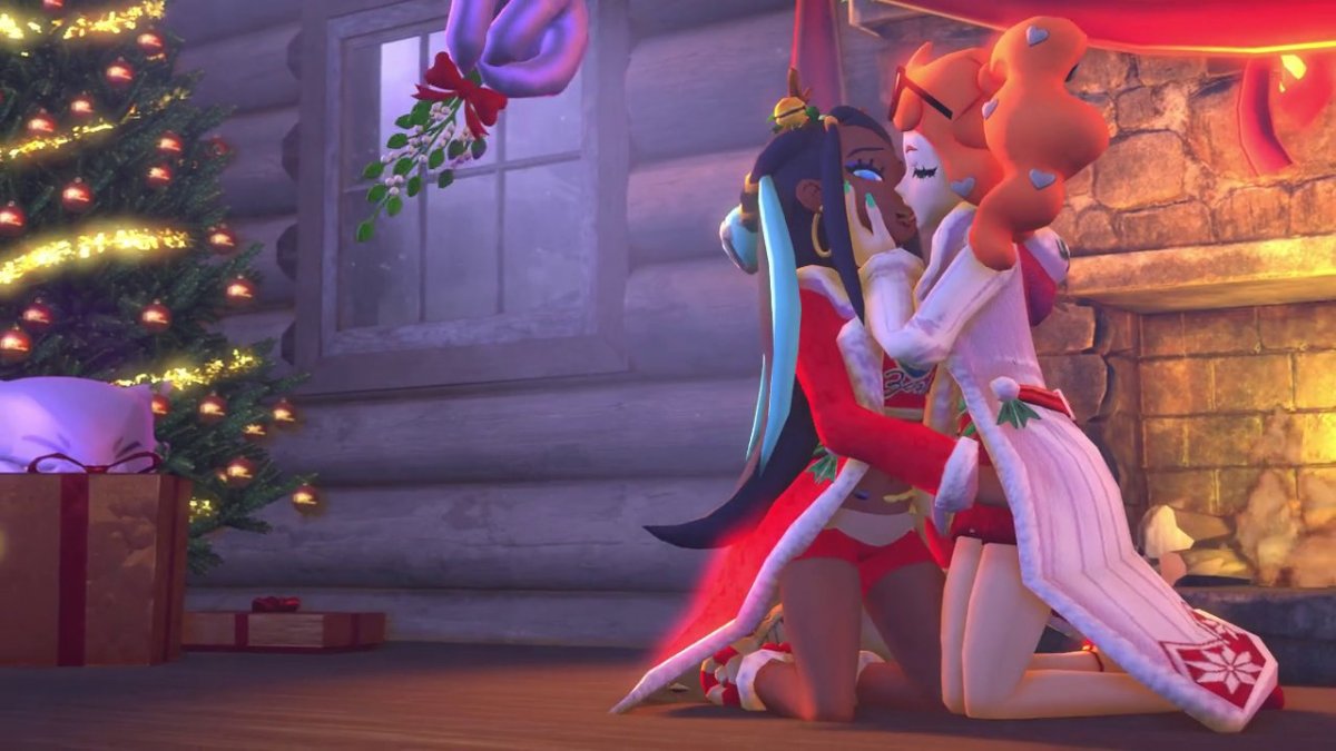 1200px x 675px - Nessa and Sonia Christmas - Pokemon Sword and Shield - SFM Compile