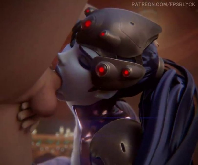 Widow Great Sensual Blowjob