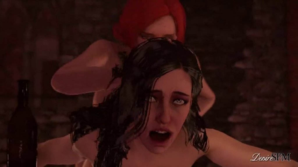 Futa Triss Fuck Ciri and Yennefer (4 Mins)
