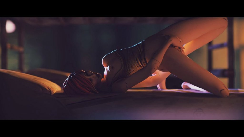 Lilith Finger Herself on bed