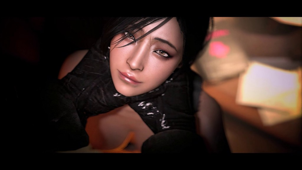 Ada Wong and Tyrant Choke Play