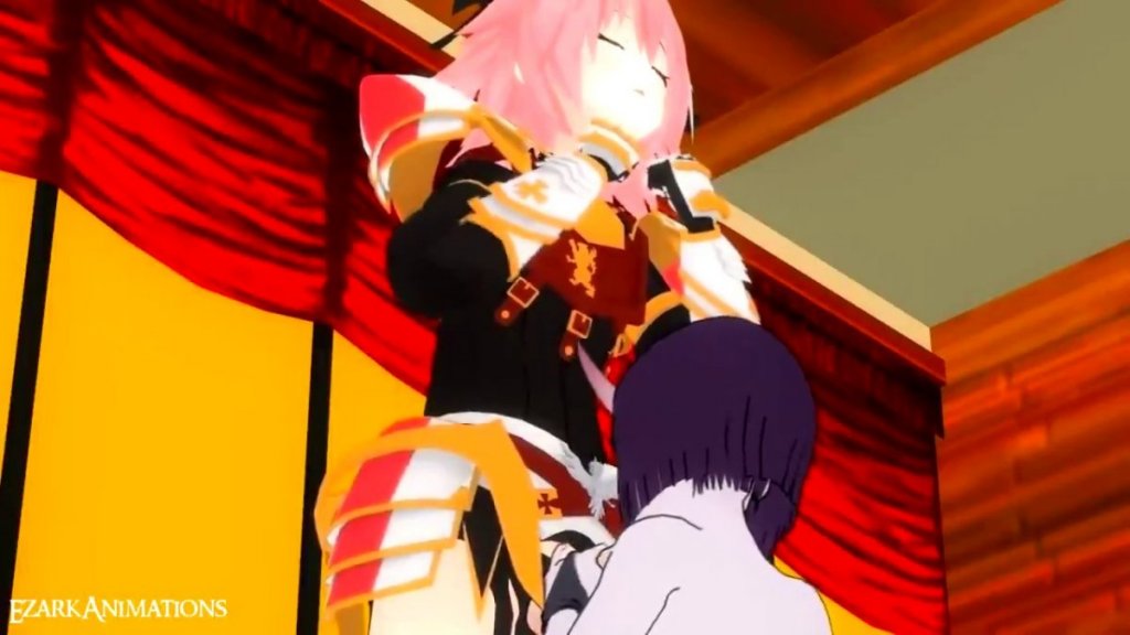 Astolfo Not used to blowjob