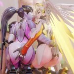 Mercy and Widow Finger Each other