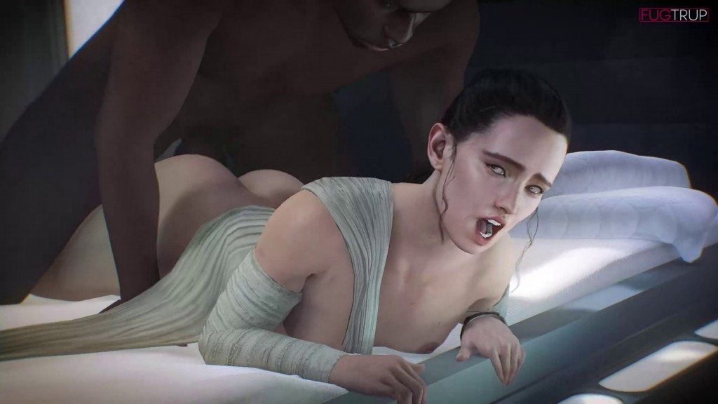 Rey gets fucked by Finn in the ass