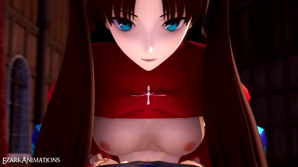 Rin Tohsaka Dick Ride