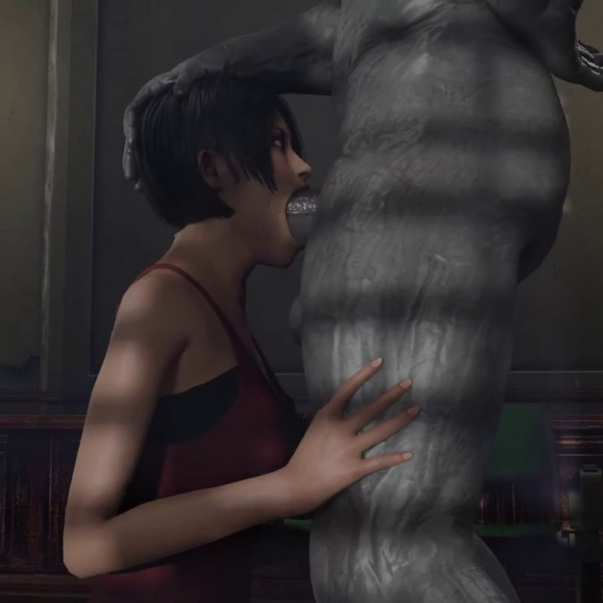 Ada Wong Deepthroat Mr. X