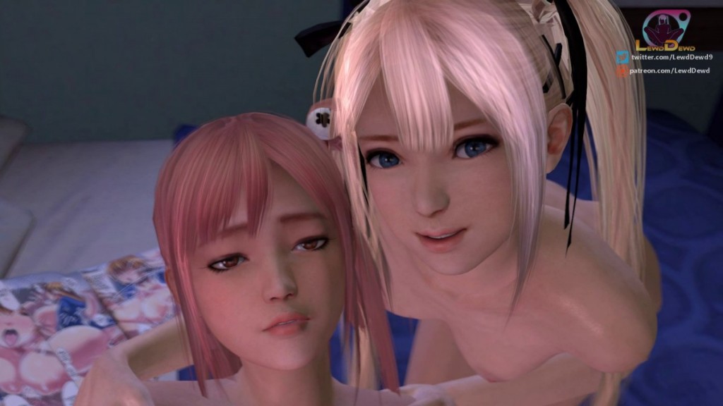 Honoka and Marie Rose Threesome