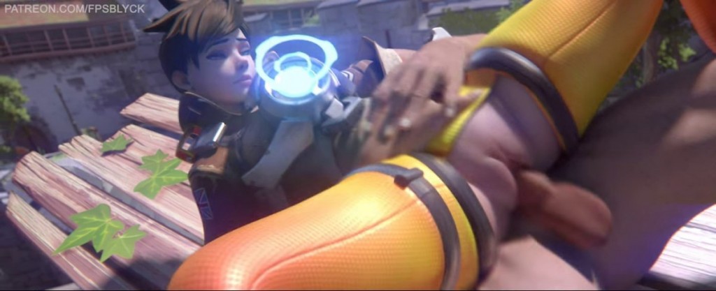 Tracer fucked hard and fast from behind
