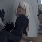2B gets fucked by 9S in the alley
