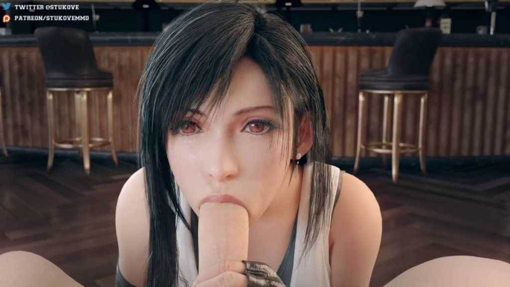 Amazing Tifa Lockhart Blowjob
