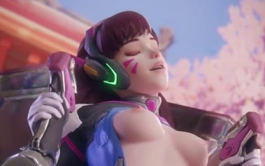 Getting a thighjob by D.va