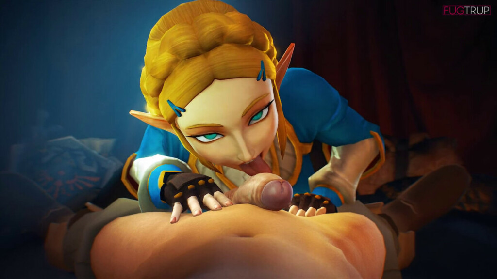 Princess Zelda hungry for cock
