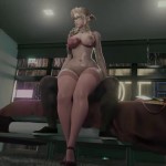 Thicc Aerith grinding