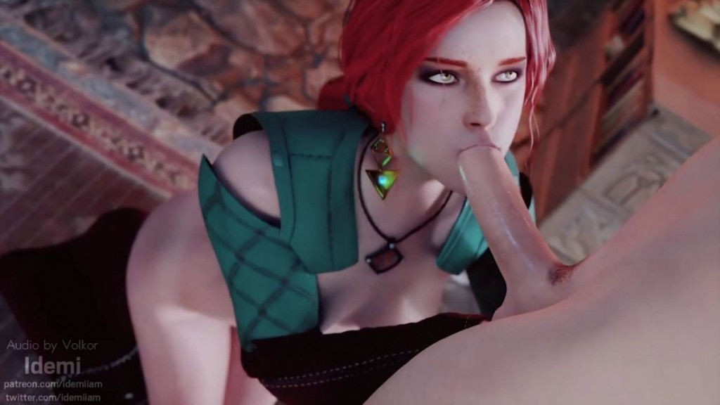 Triss Blowjob and Balls Fondling