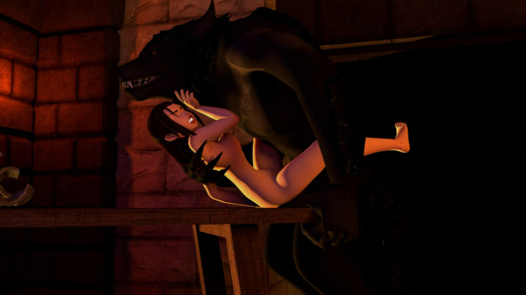 Azula gets dethroned and fucked by werewolf