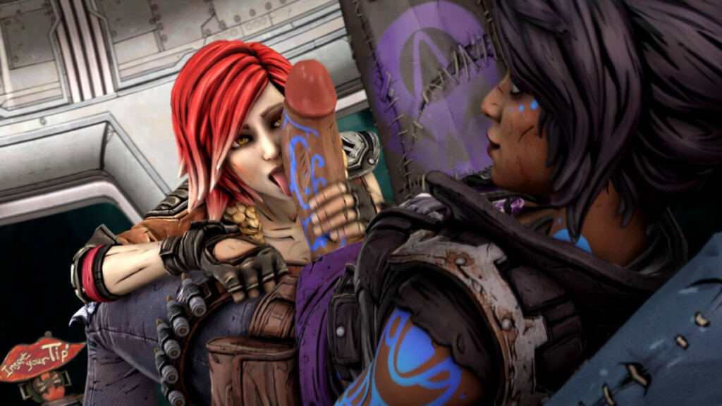 Lilith having fun with Futa Amara