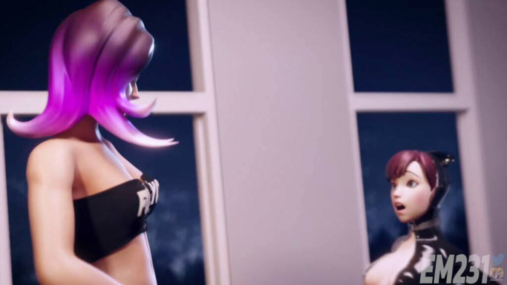 Sneaky D.va got caught