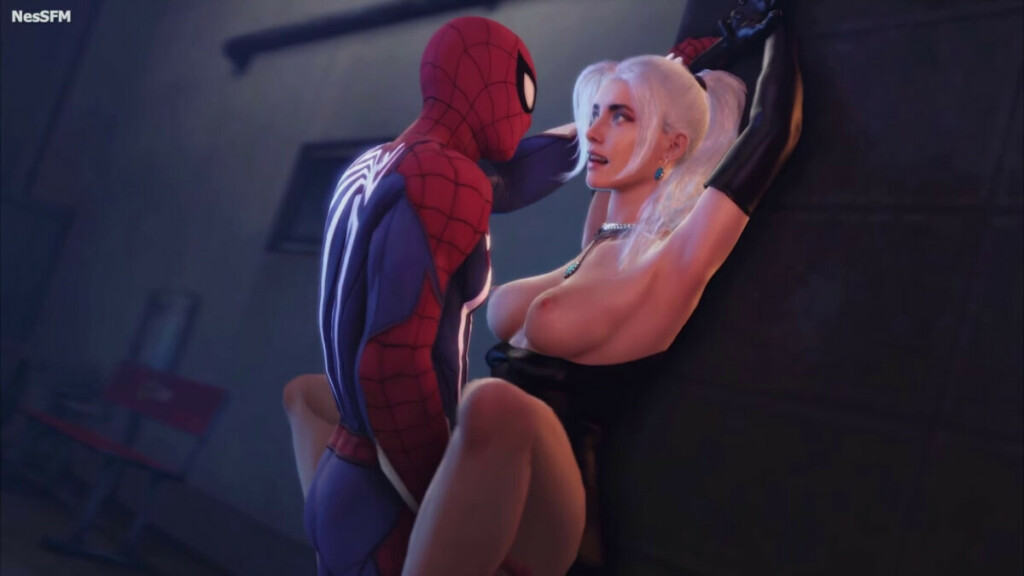 Spider-man fucking unmasked Black Cat