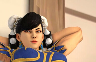 Futa Chun-li Gets A Hard On From Looking At You