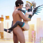 Mercy gets Fucked on the roof