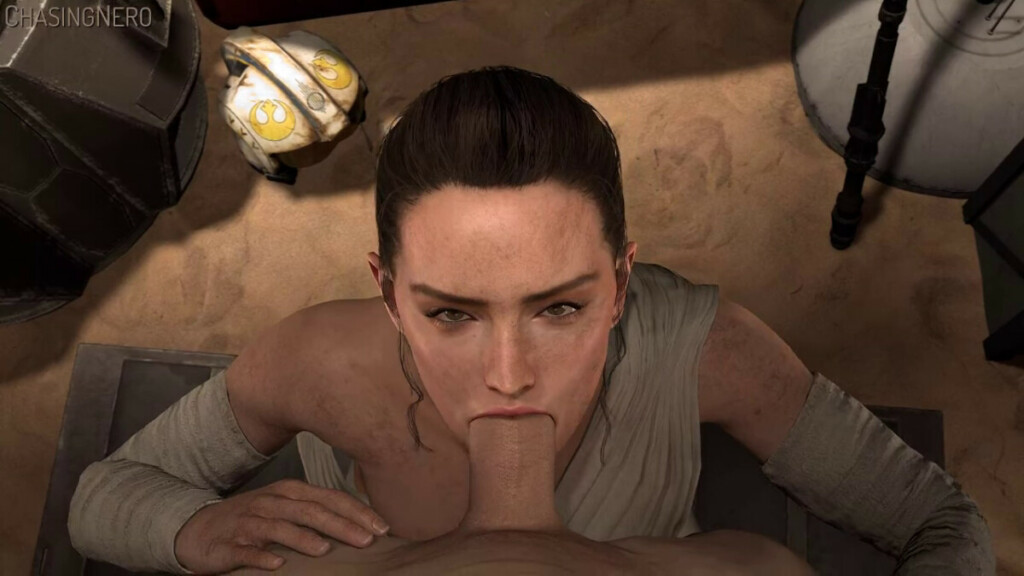 Rey Slow Blowjob POV