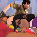Scout, Miss Pauling and Tracer Threesome