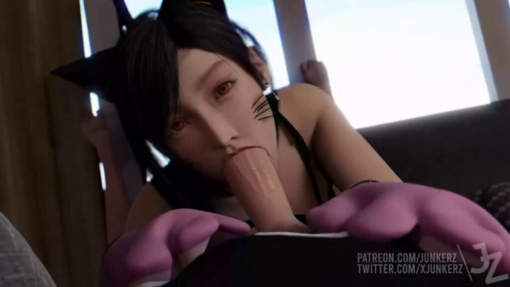 Tifa Lockhart role play as a Cat