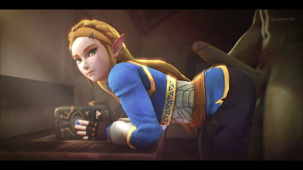Zelda hot dogging