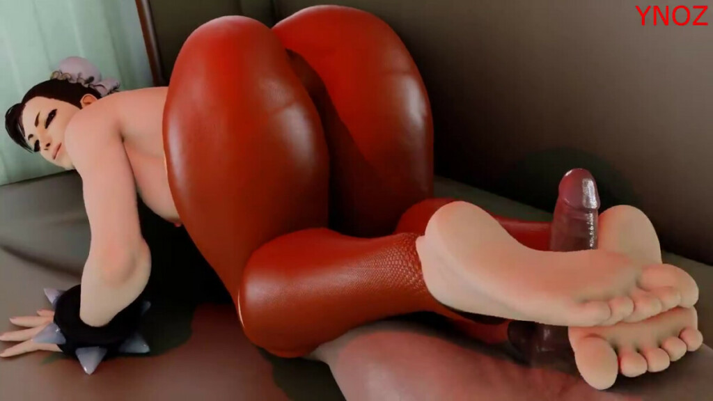 Chun-Li footjob