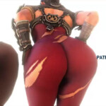Surrounded by Soulcalibur girls ass