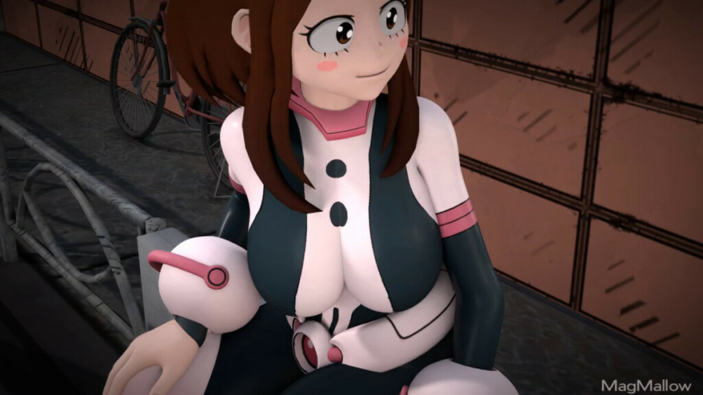 Uraraka anal creampie