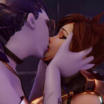 Widowmaker makes Tracer eats her pussy
