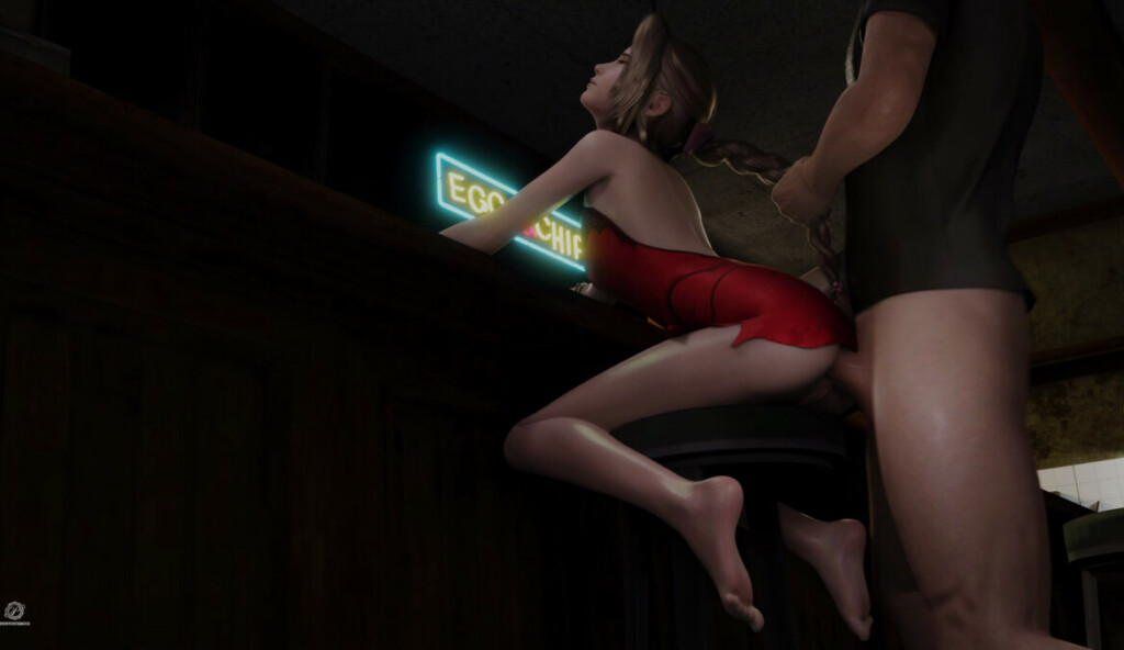 Aerith gets fucked in the ass