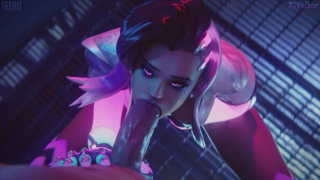 Sombra sucking the tip