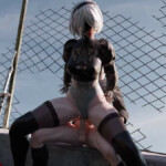 2B gets fucked by 9S