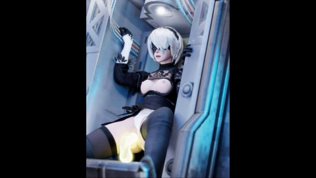 2B glowing dildo