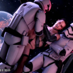 Dark Rey fucked by Stormtroopers