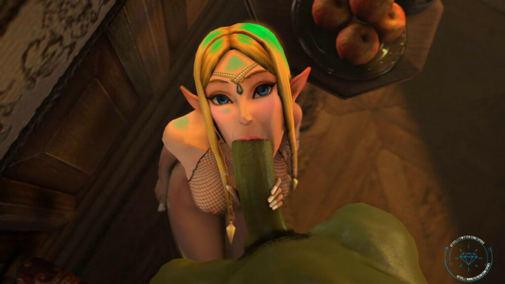 Princess Zelda Sucking