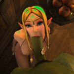 Princess Zelda Sucking