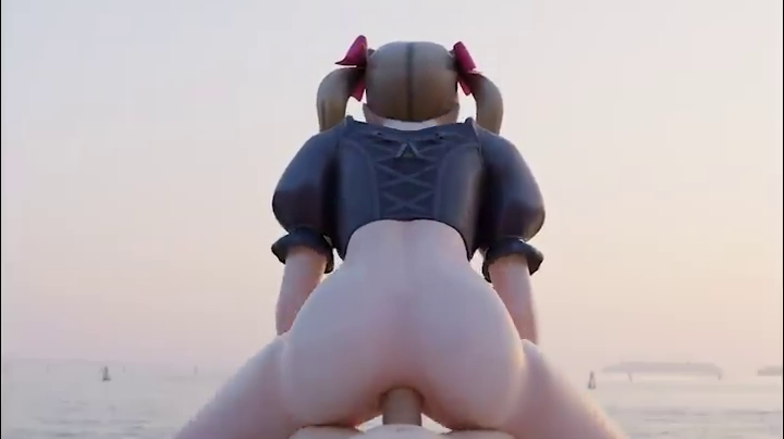Black Cat D.va Reverse Cowgirl Anal