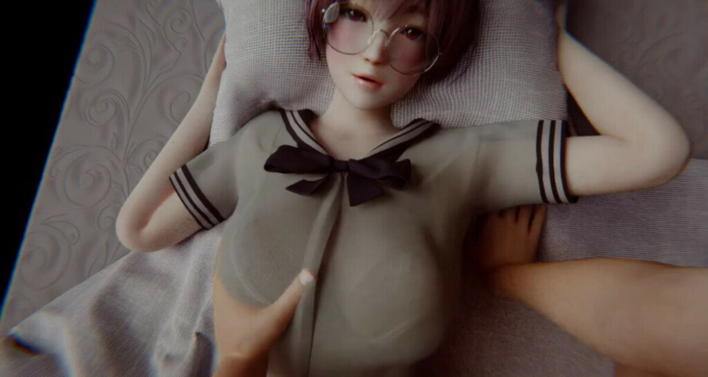 Playing with Honoka Boob