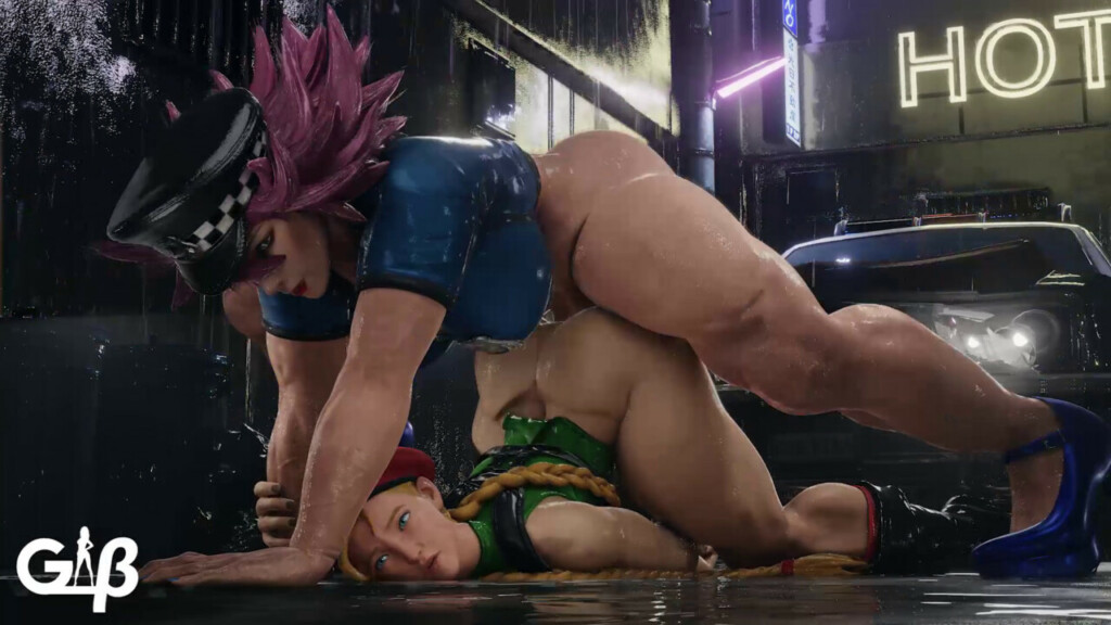 Cammy ass fucked by Futa Poison